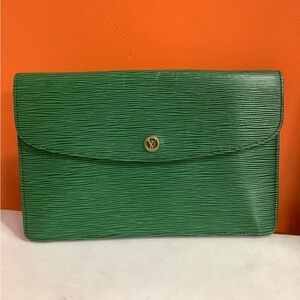 Large Louis Vuitton Epi Leather Clutch